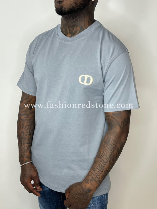 Dior T-Shirt met CD Icon Grey