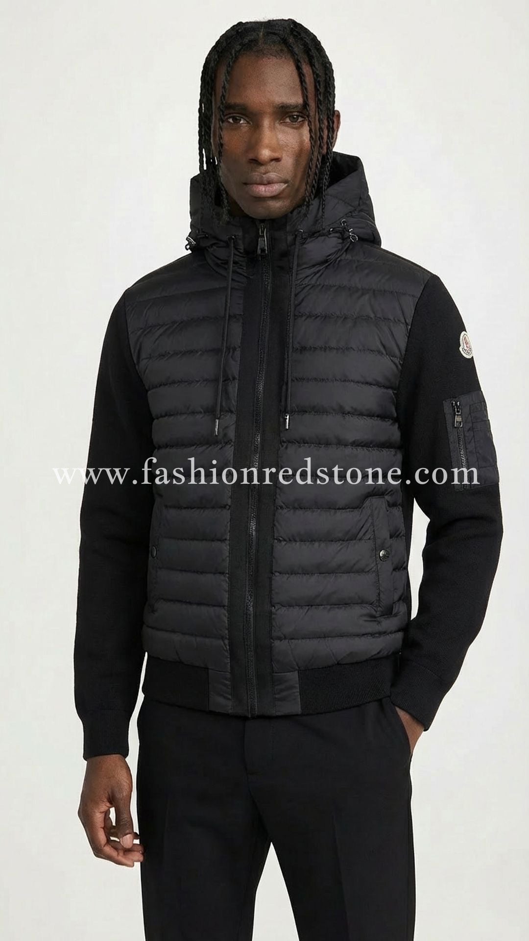 Moncler Cardigan Jacket Met Capuchon