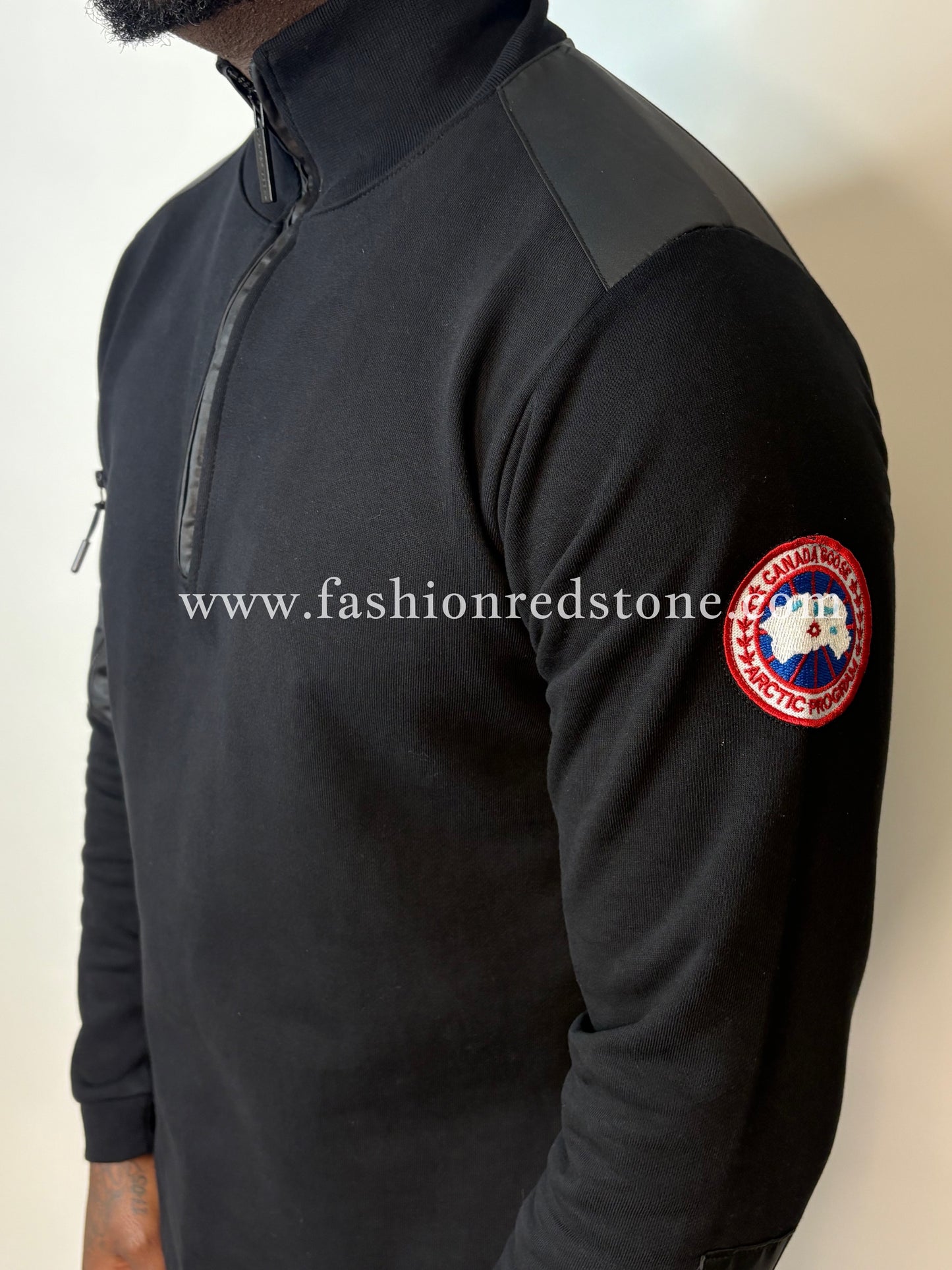 Canada Goose Stormont CORDURA-Trimmed Half-Zip Sweater