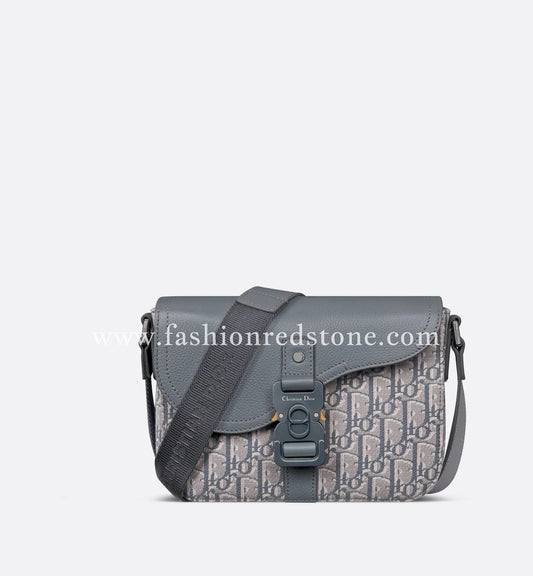 Dior Small Saddle Bag Grey