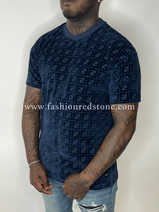 Fendi T-Shirt Met Geborduurd FF-Logo