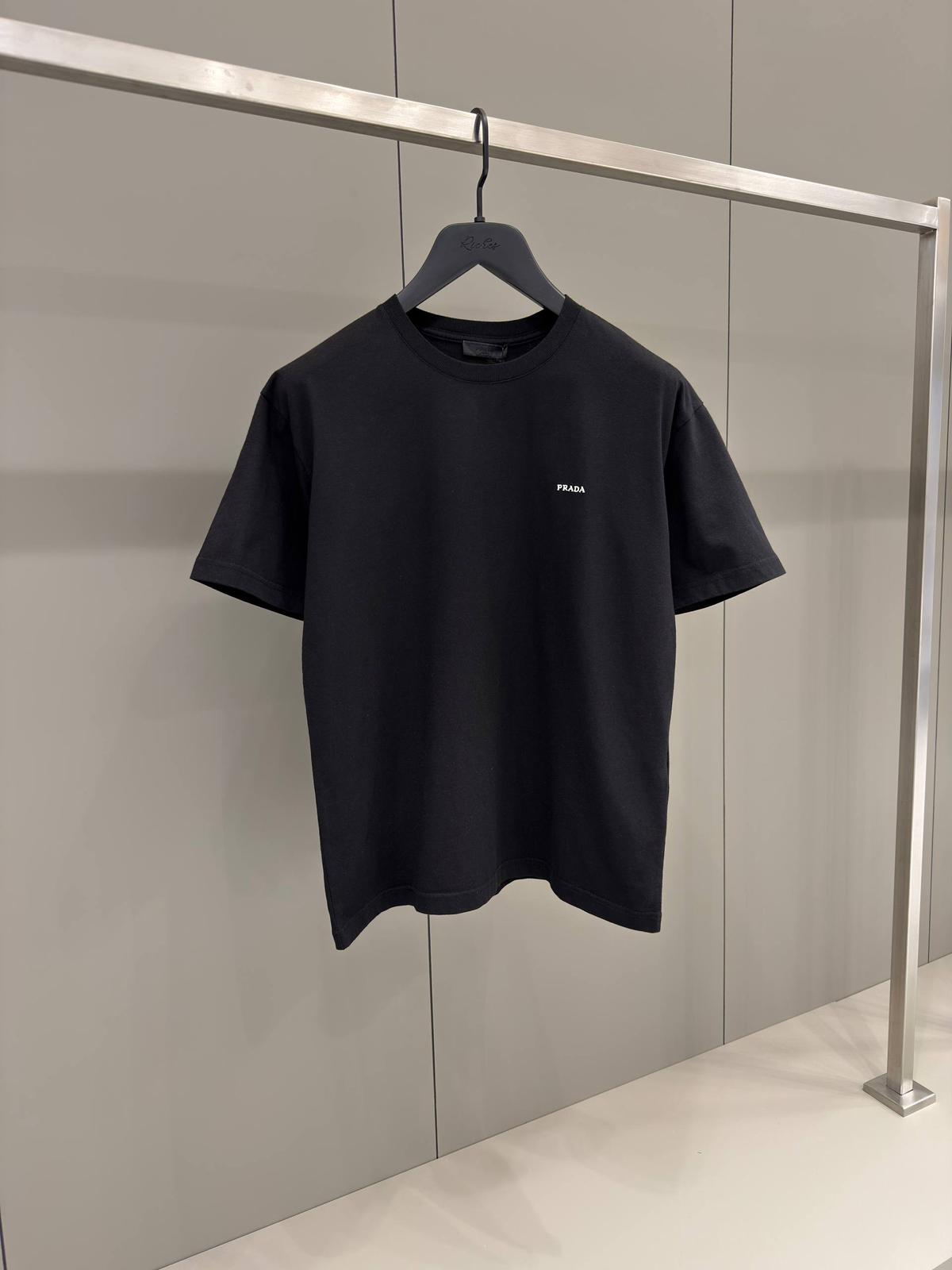 Prada Logo-embroidered T-Shirt