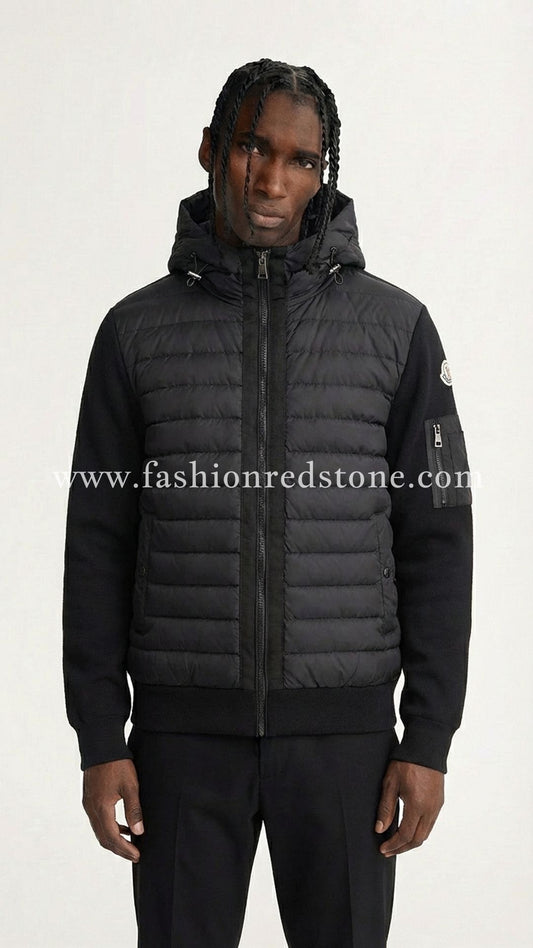 Moncler Cardigan Jacket Met Capuchon