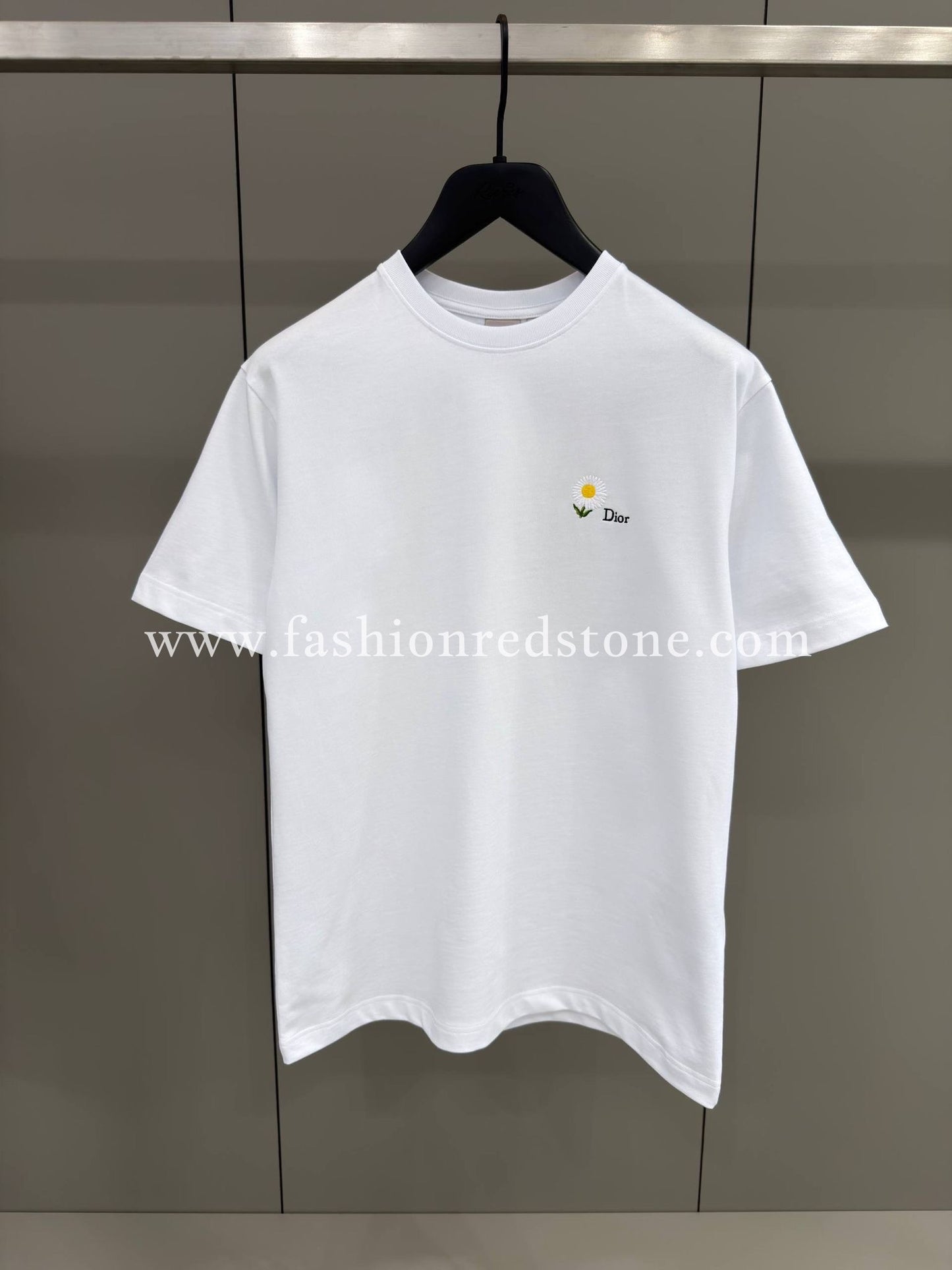 CD T-shirt met Daisy-borduursel, regular-fit