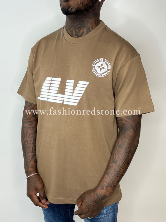 Louis Vuitton Washed Printed Cotton T-Shirt