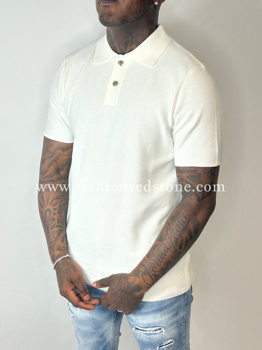 Jacquemus Regular Fit Polo Met Structuur
