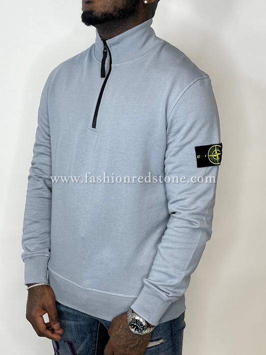 Stone Island
Half-Zip Sweatshirt In Brushed Cotton Fleece Smoke