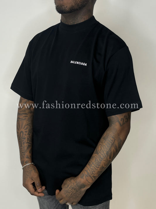 Balenciaga T-Shirt Met Logoprint Black