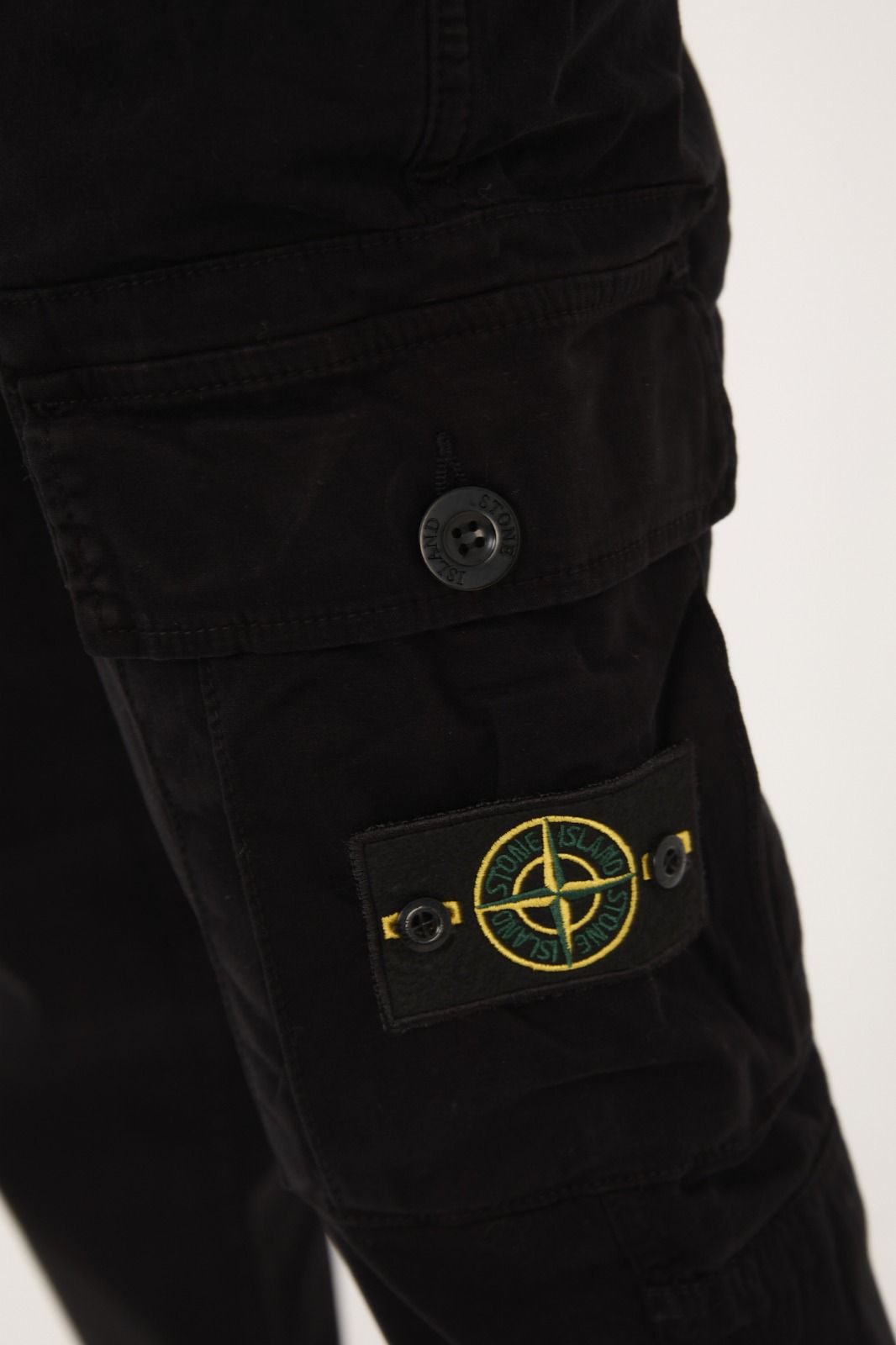 Stone Island Cargo Jeans Black