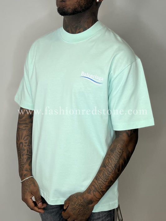 Balenciaga Political Campaign T-Shirt Mint