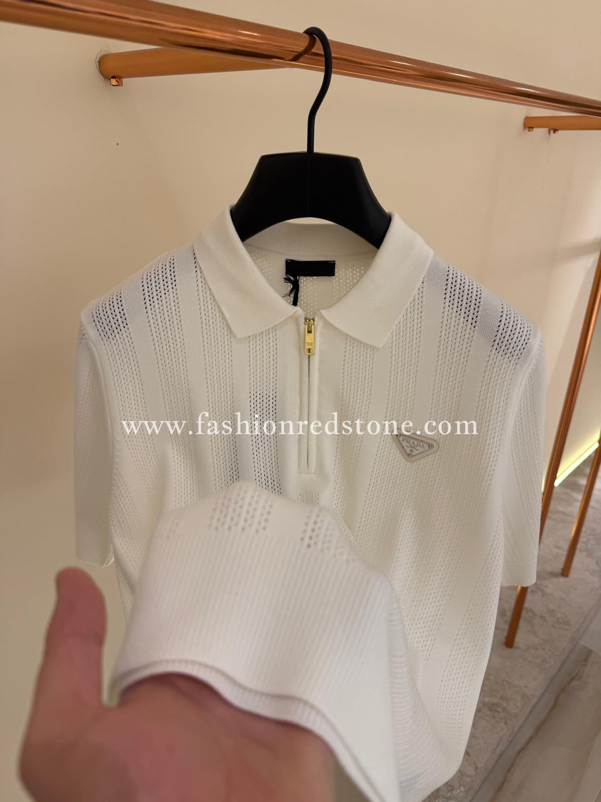 Prada Tricot-Poloshirt