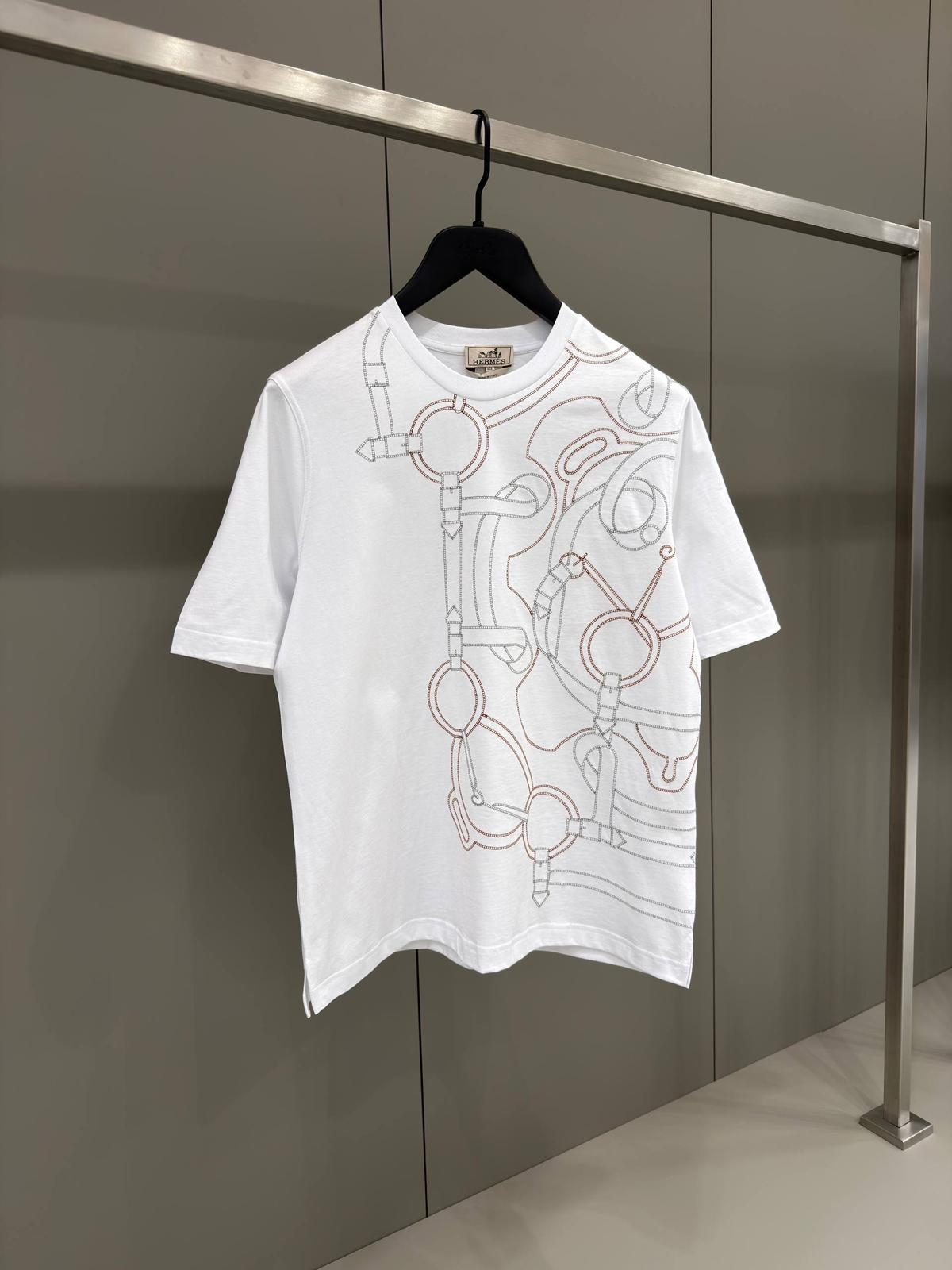 Hermes T-Shirt Eperon d’Or