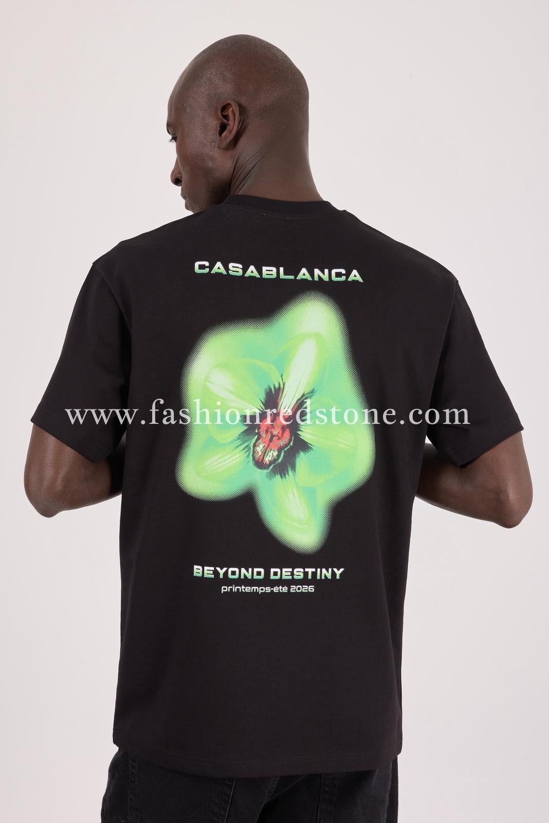 Casablanca T-Shirt met Logoprint
