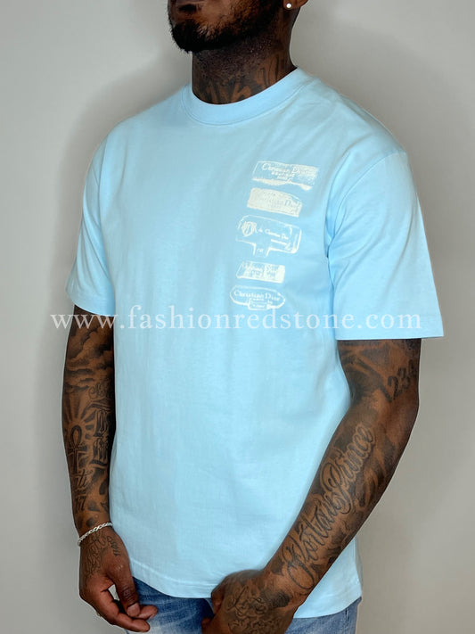 Relaxed-fit T-shirt met Dior Archives Labels-kenmerk