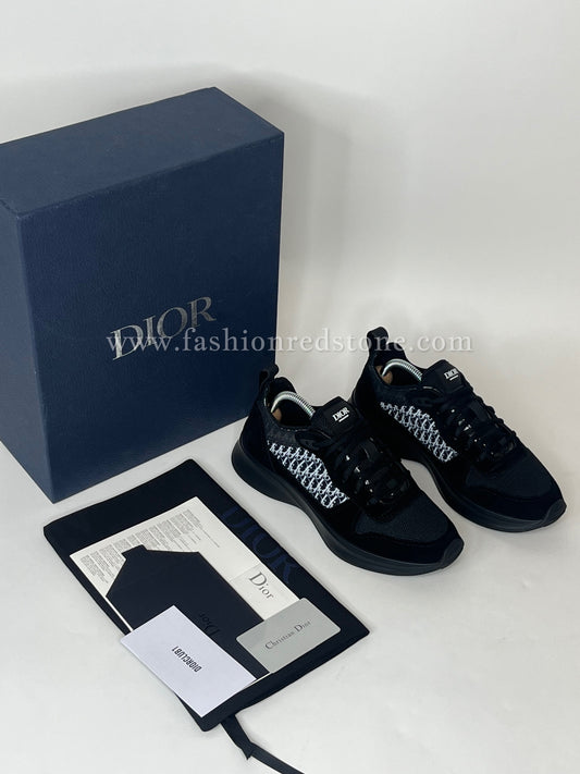 Dior B25 Sneakers Black Suede